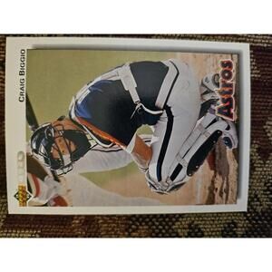 1992 Upper Deck Baseball # 162 Craig Biggio